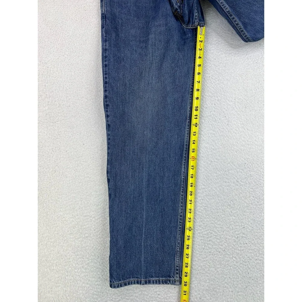 Levis 550 Jeans Mens 36x30 Blue Relaxed Tapered 100% Cotton Denim Med Wash Y2K